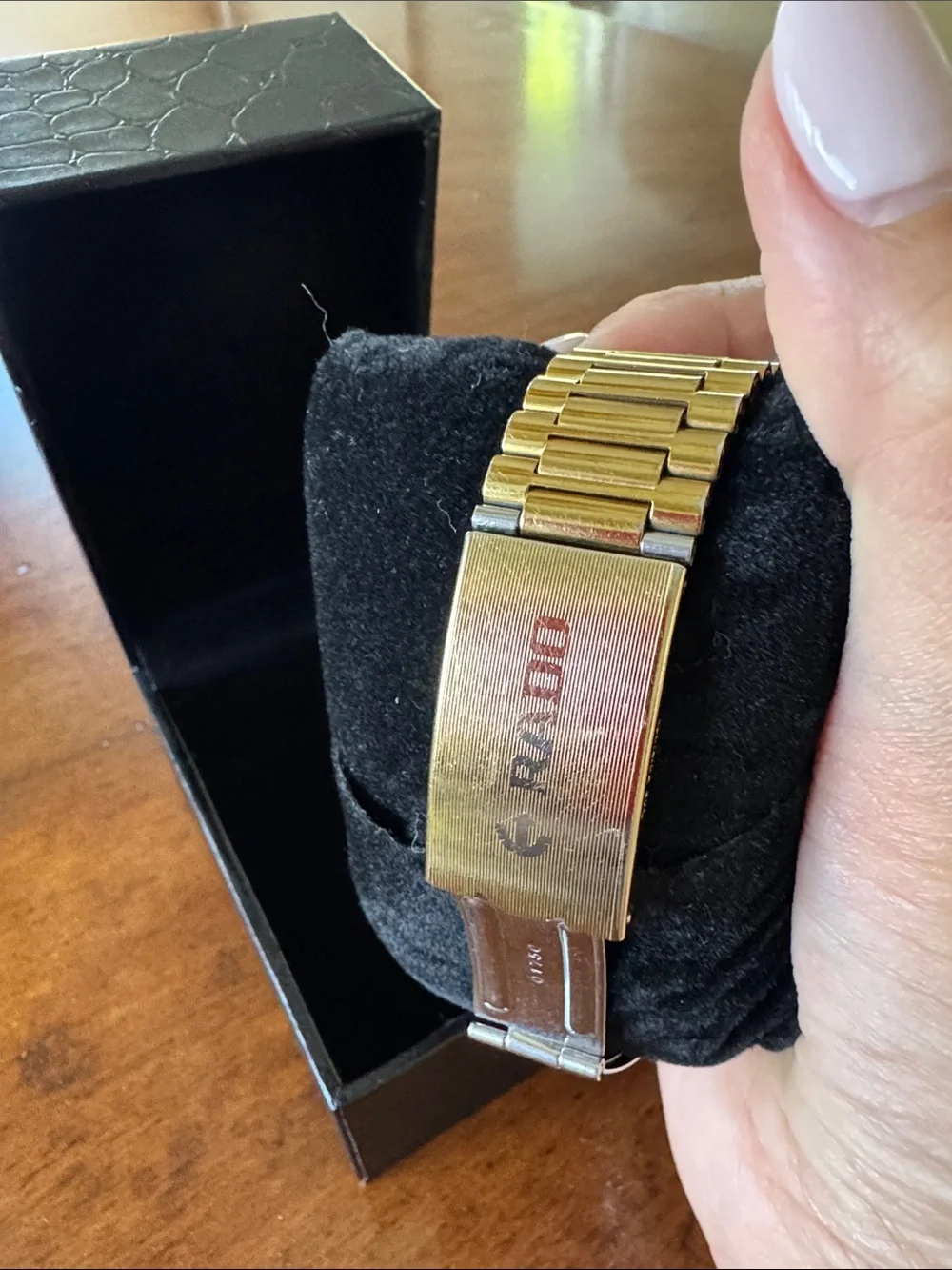 Rado Gold and Black Women's Dress Watch